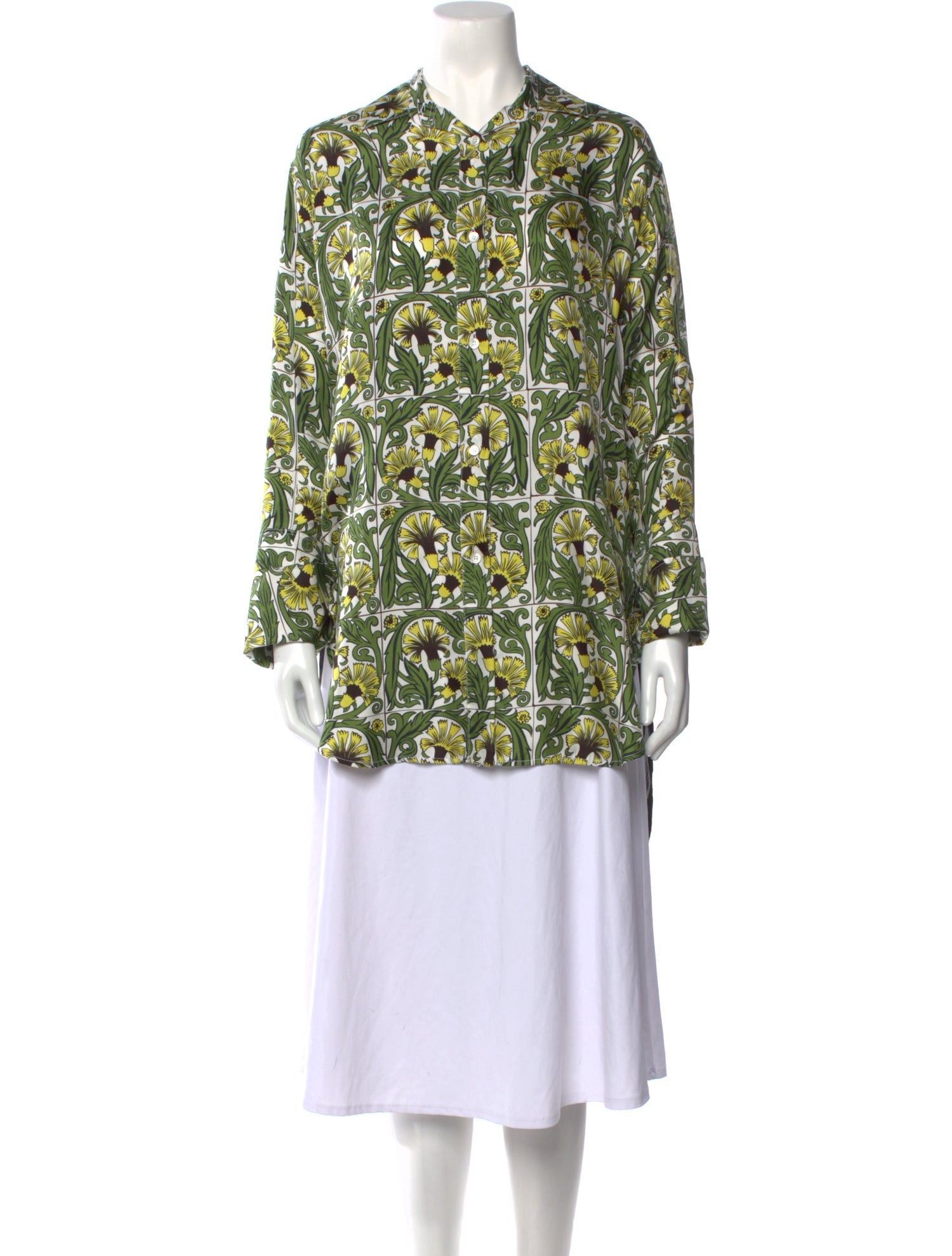 Loewe Silk Printed Tunic w/ Tags