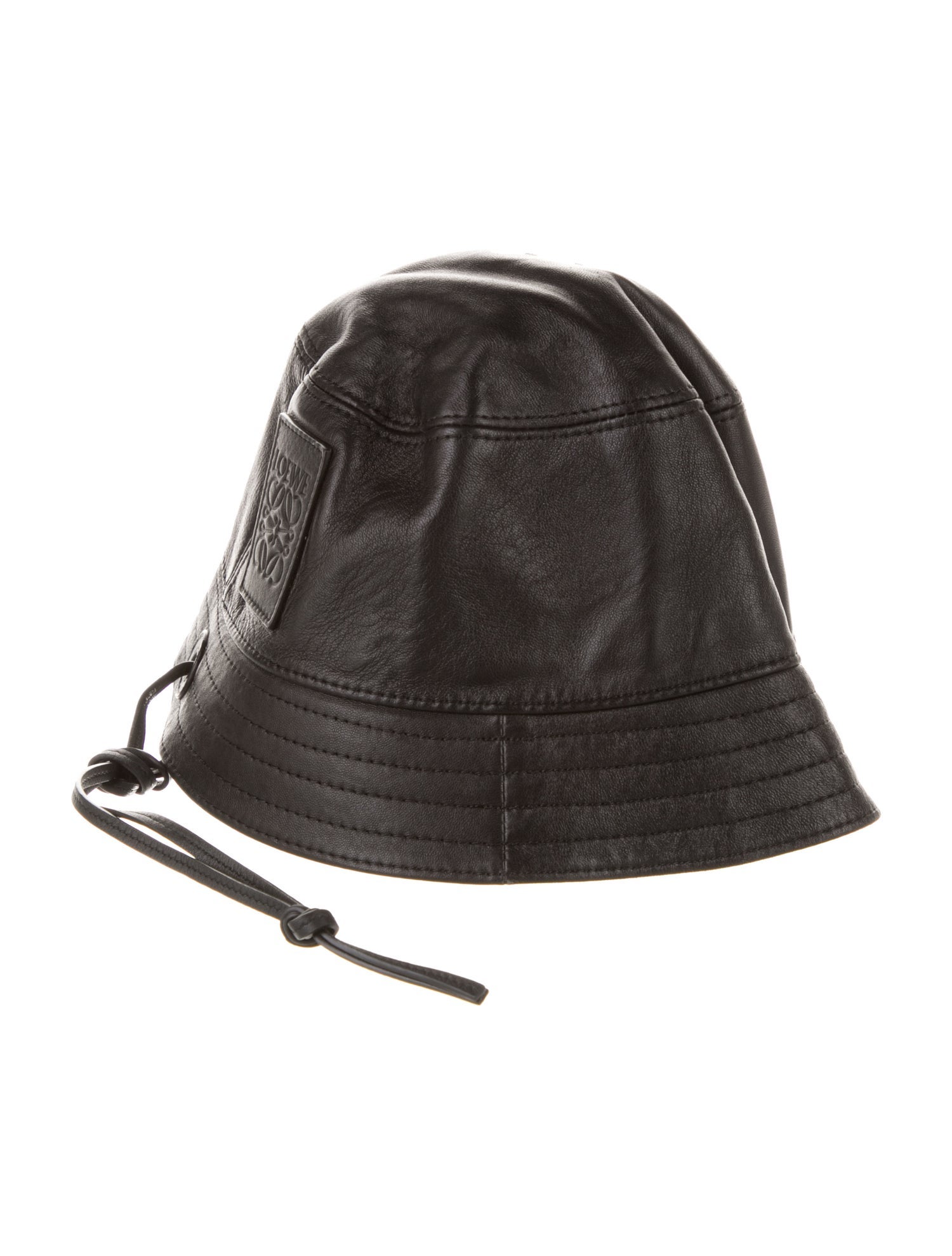 Loewe Leather Bucket Hat