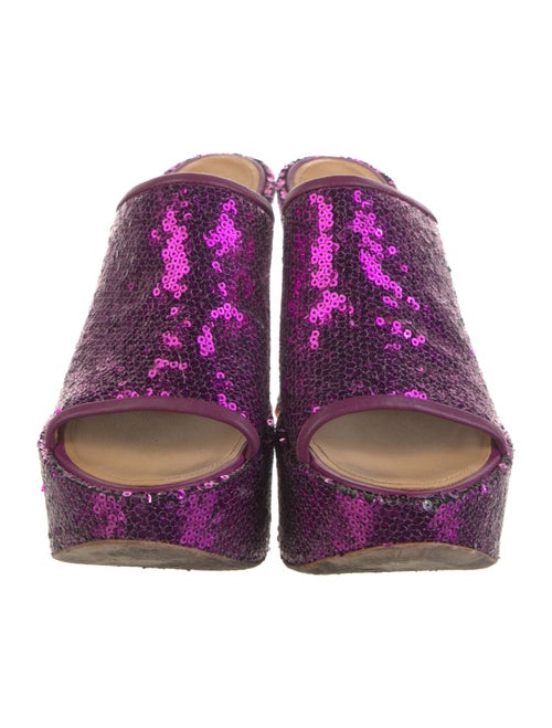 Loewe Sequin Embellishments Slides