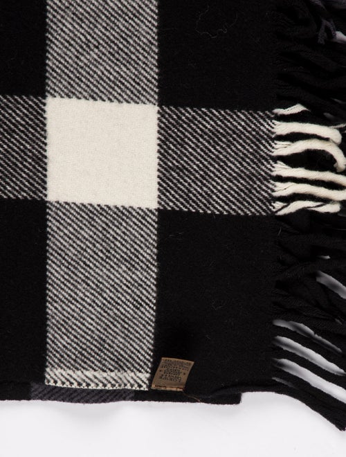 Loewe Plaid Wool Throw Blanket