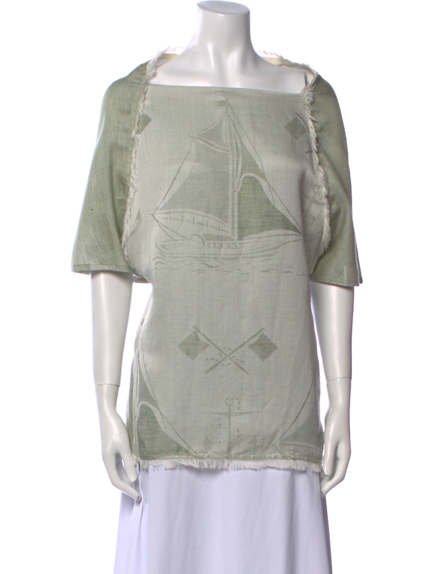 Loewe Printed Bateau Neckline Sweater w/ Tags