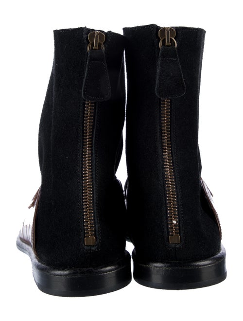 Loewe Leather Printed Chelsea Boots