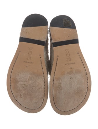 Loewe Leather Loafers