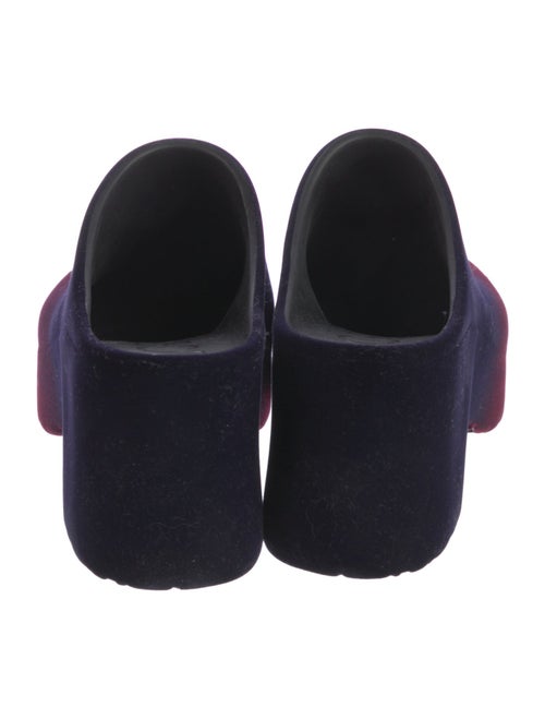 Loewe Velvet Tie-Dye Print Mules