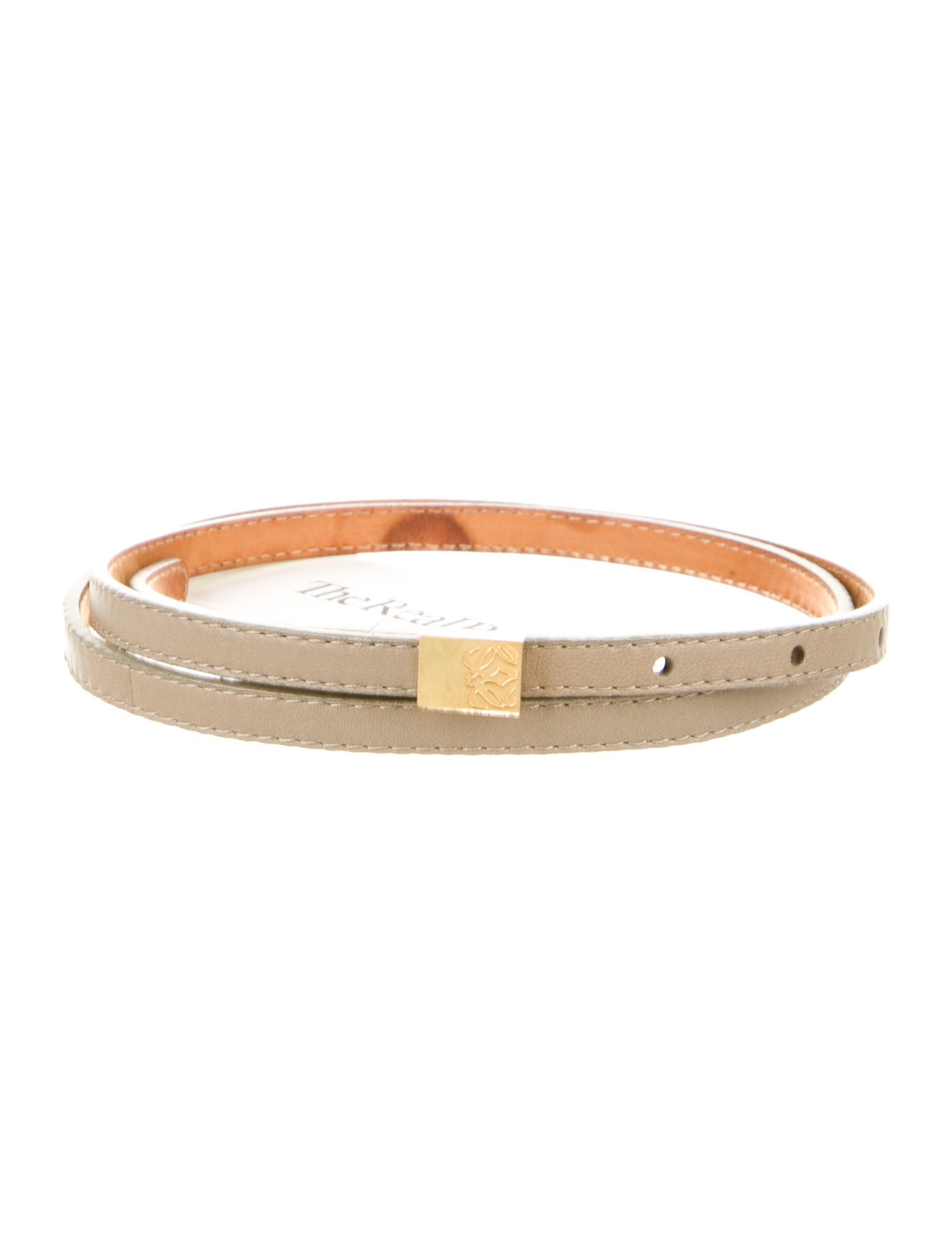 Loewe Skinny Leather Belt
