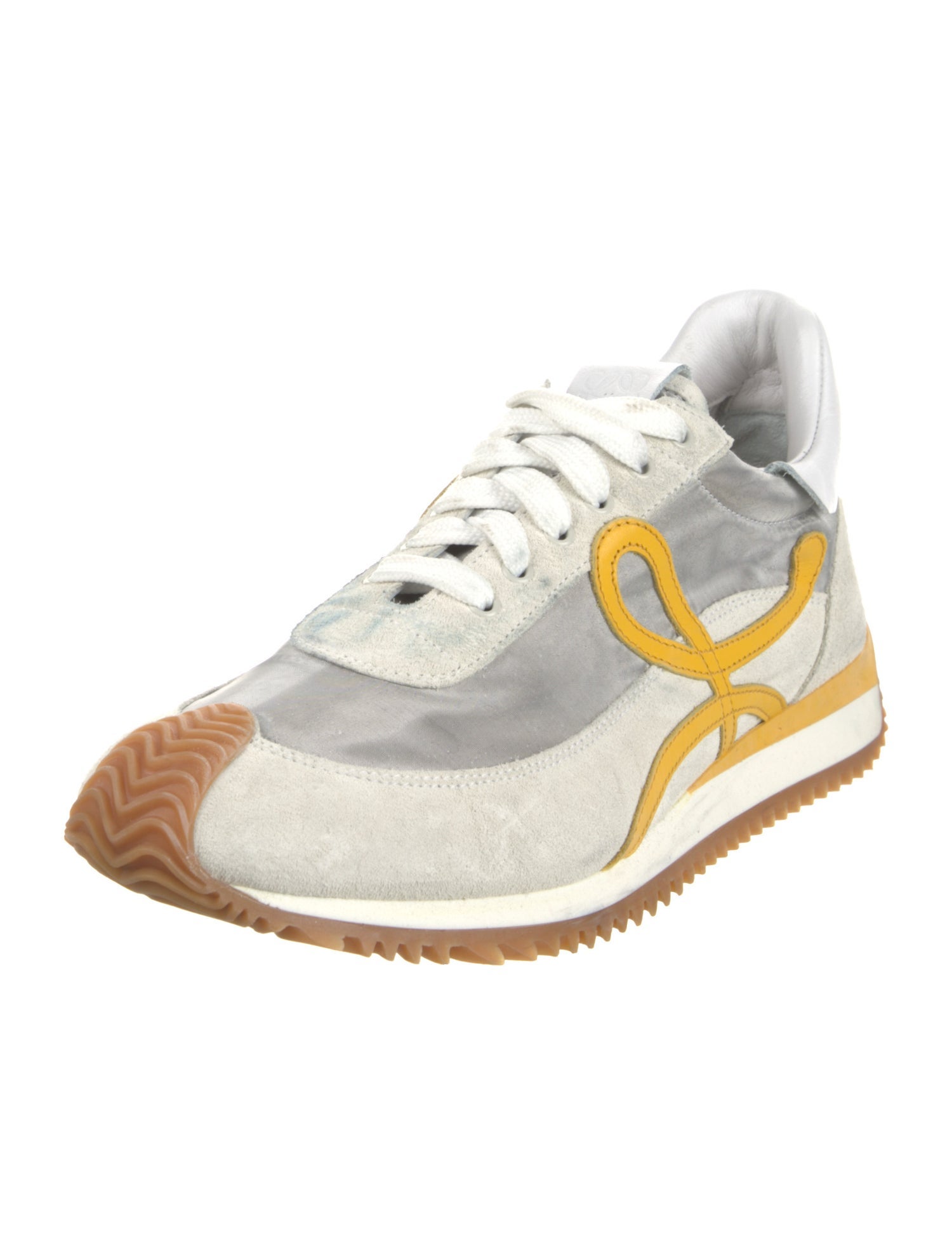 Loewe Suede Printed Sneakers