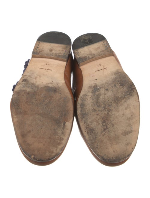 Loewe Leather Printed Loafers