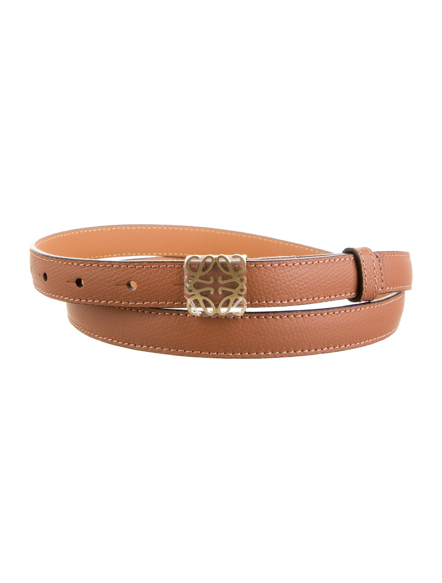 Loewe Skinny Leather Belt w/ Tags