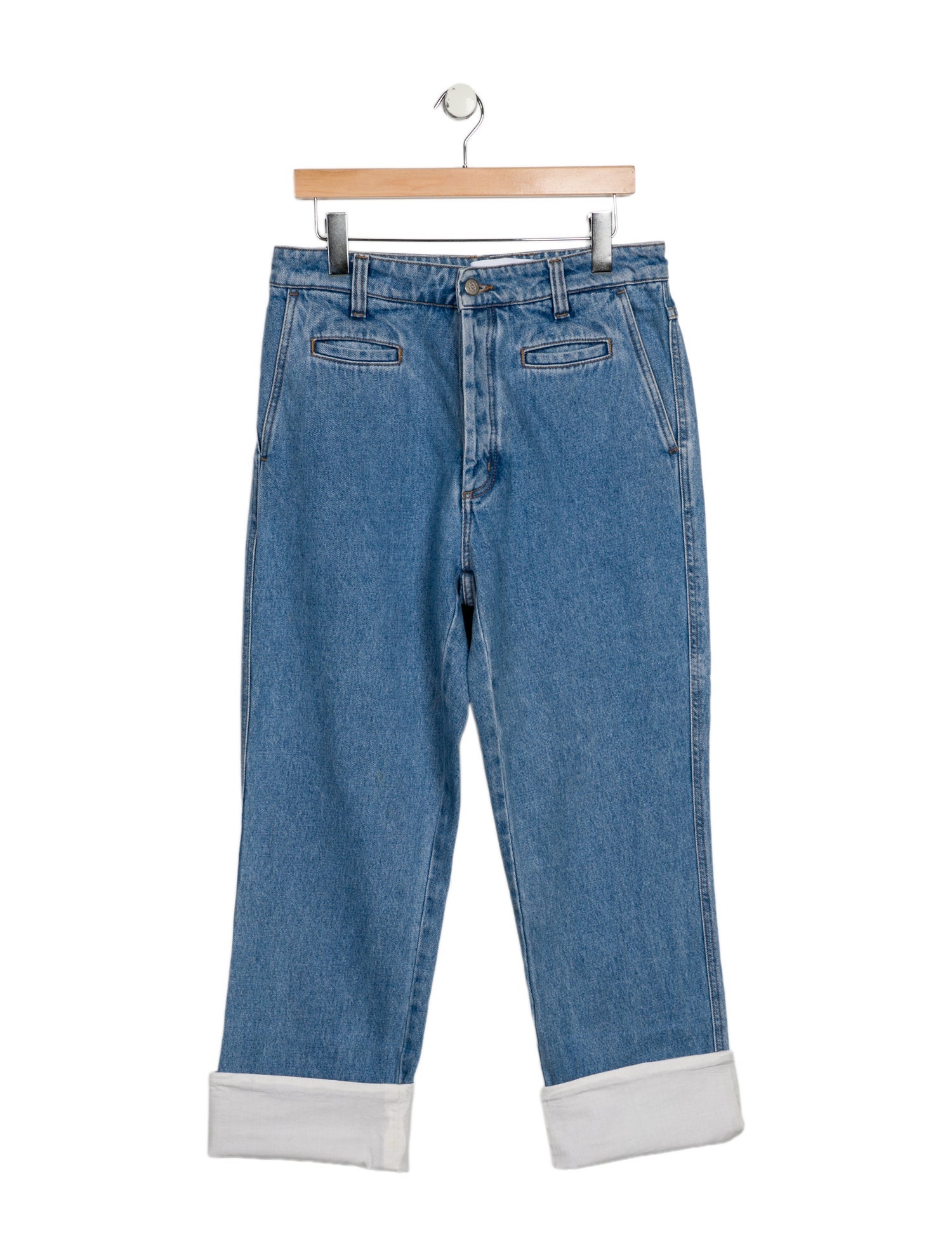 Loewe High-Rise Wide Leg Jeans