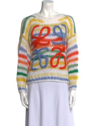 Loewe Mohair Printed Sweater