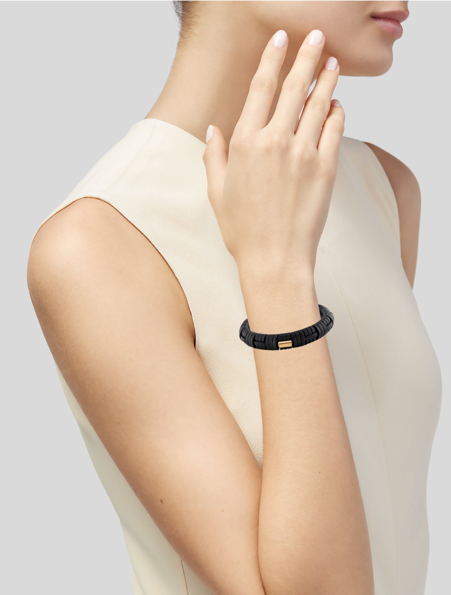 Suoirblss Zodiac Sign Leather Bracelet - Black With Gold Charm & Snap Hook, 7.5 Inches (Pisces)