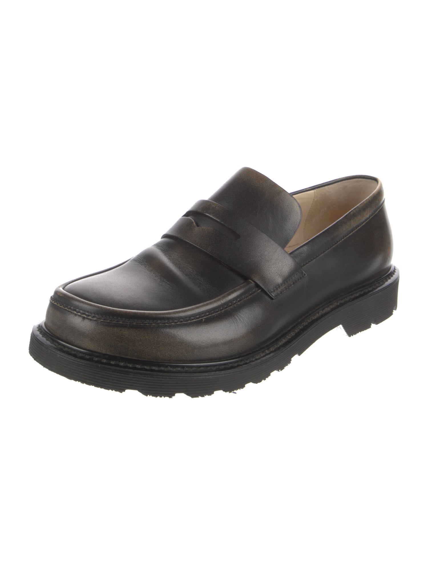 Loewe Leather Loafers