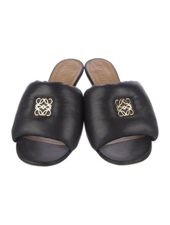 Loewe Leather Slides