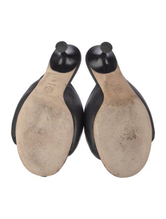 Loewe Leather Slides