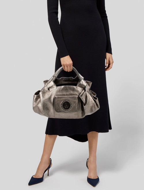 Loewe Leather Top Handle Bag