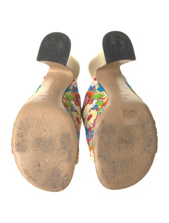 Loewe Floral Print Slides