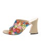 Loewe Canvas Floral Print Slides