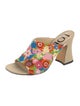 Loewe Canvas Floral Print Slides