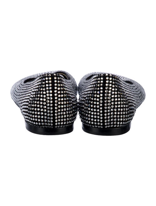 Loewe Printed Crystal Embellishments Ballet Flats