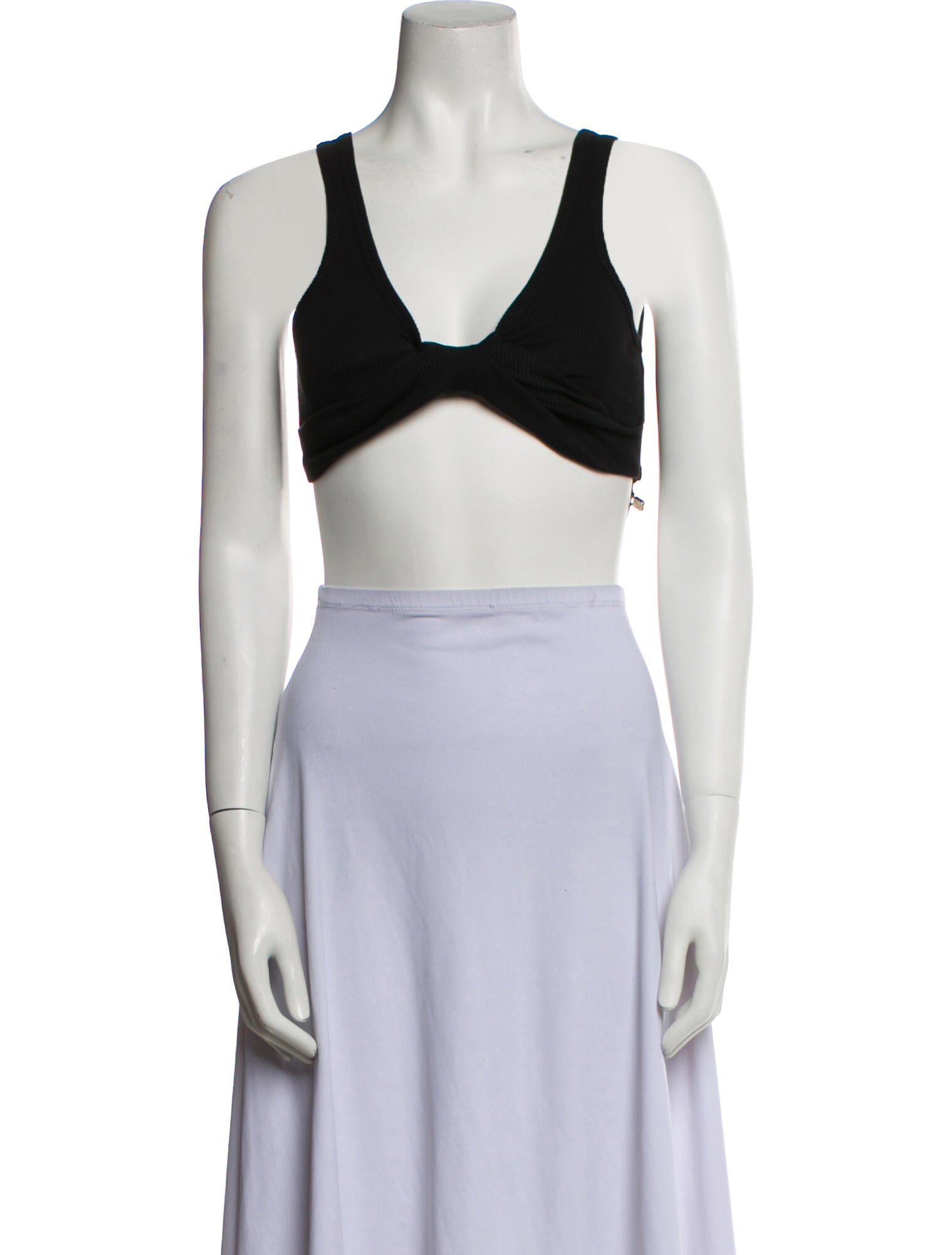 Loewe V-Neck Sleeveless Crop Top