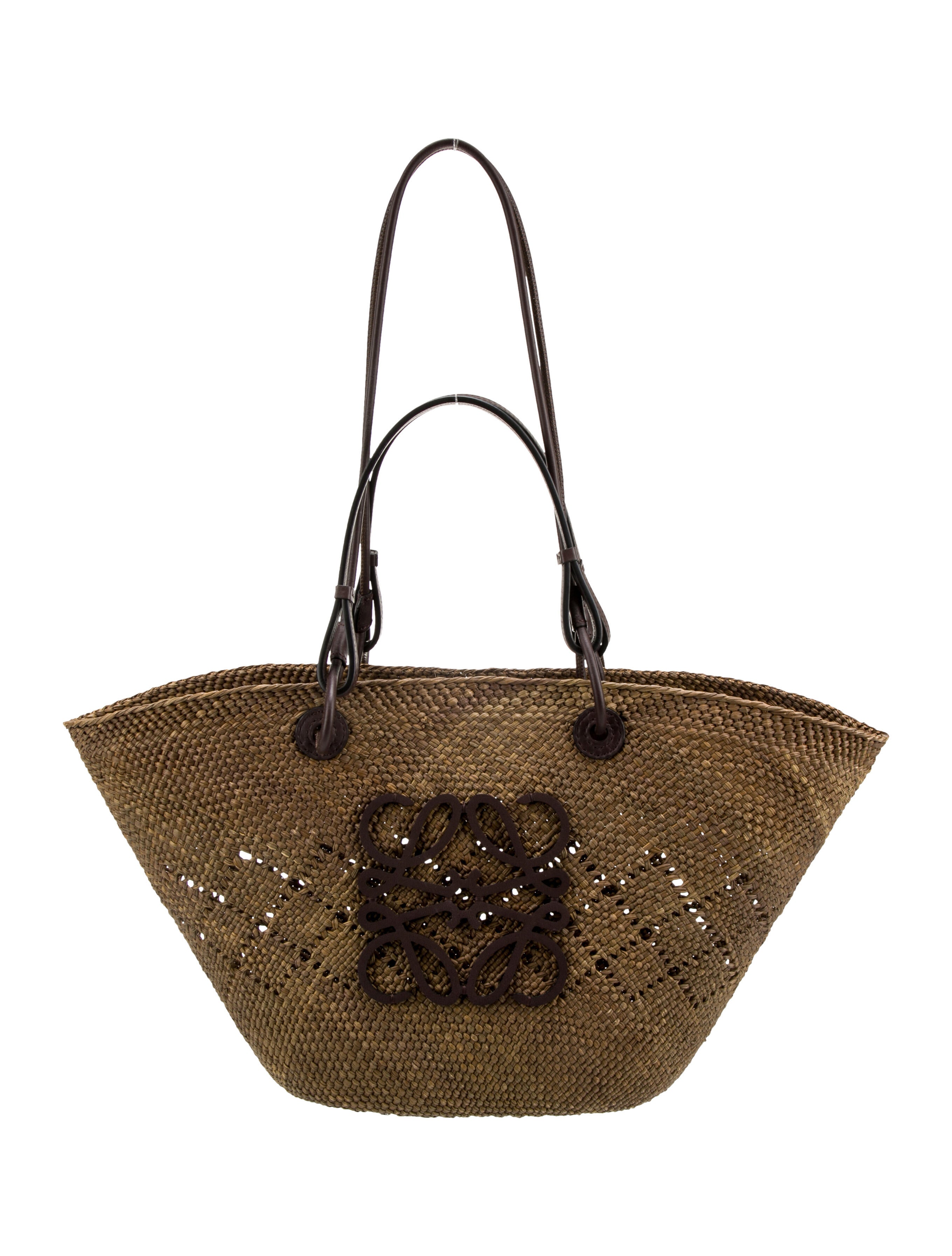 Loewe Raffia Anagram w/ Tags