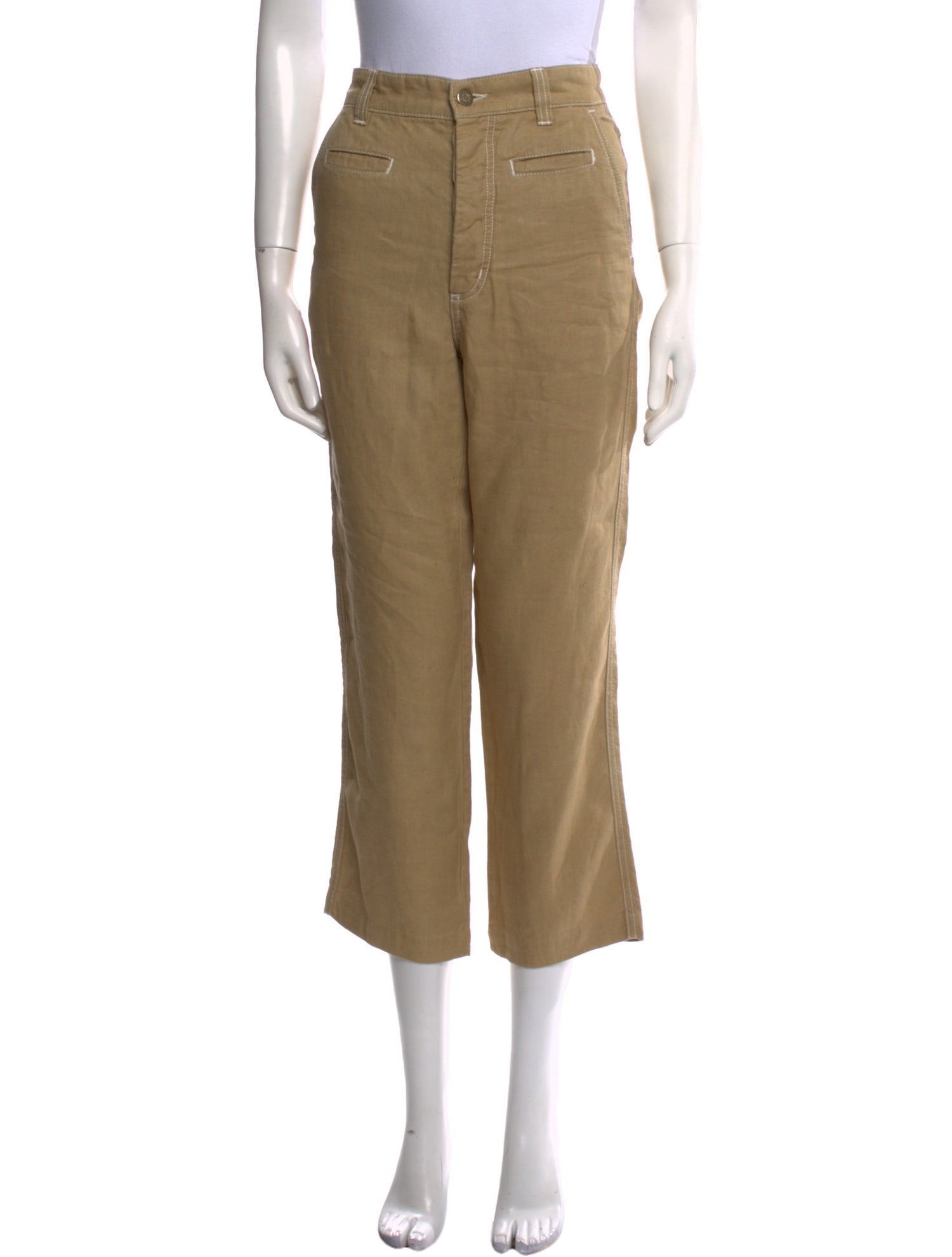 Loewe Linen Straight Leg Pants