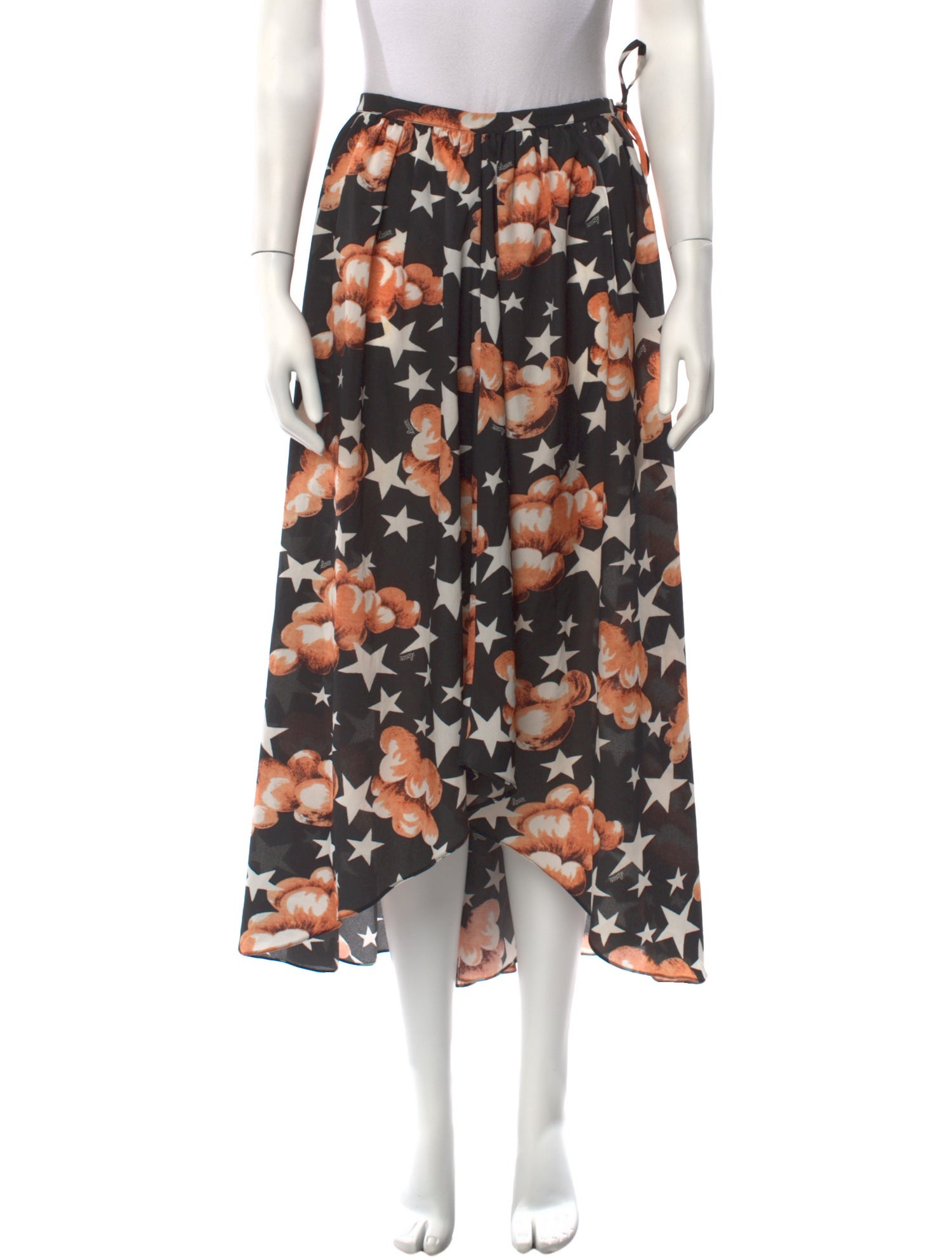 スカート Loewe Loewe Print Skirt Skirt in silk Multicolor - LOEWE
