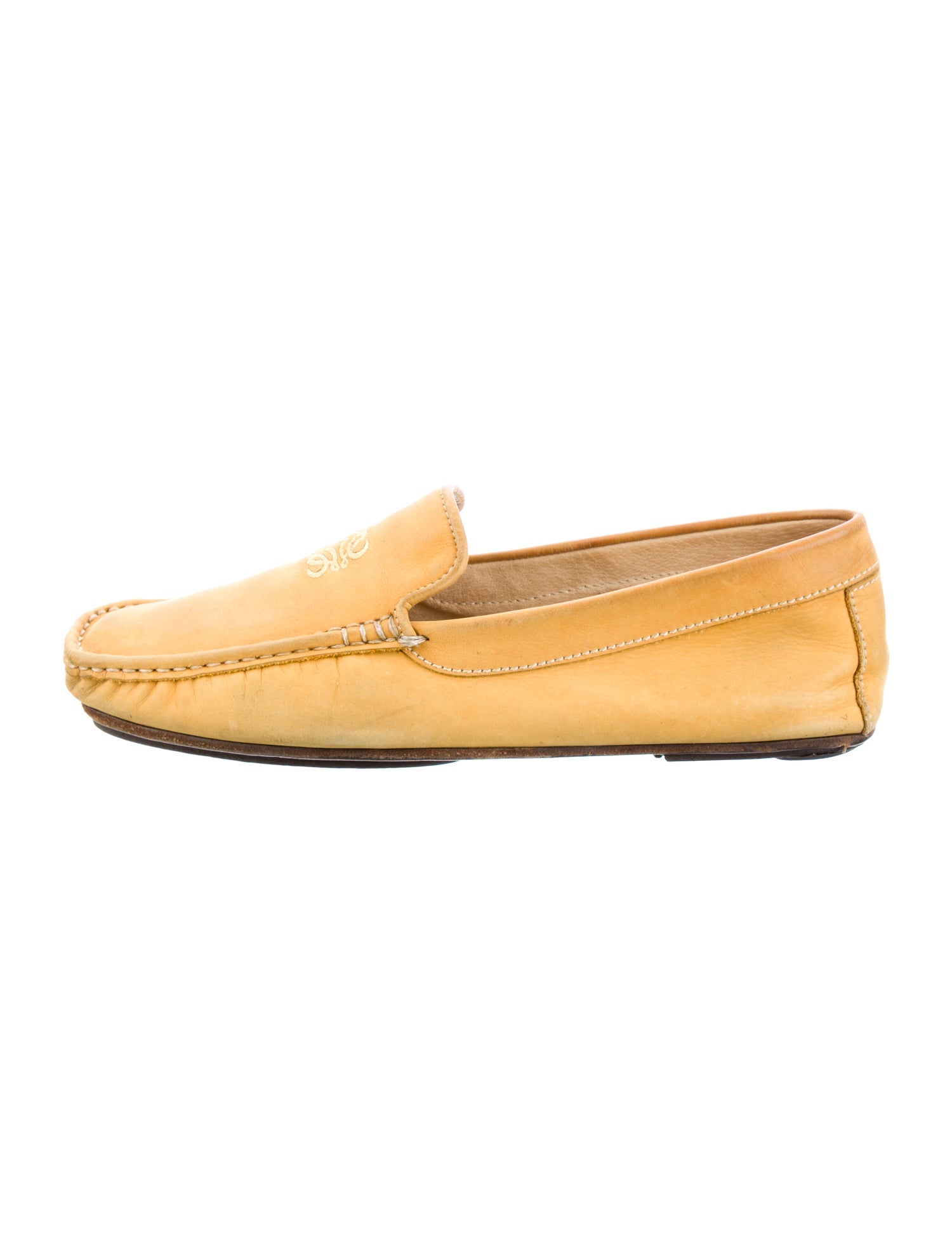 Loewe Leather Loafers