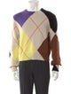 Loewe Argyle Print Cashmere Pullover
