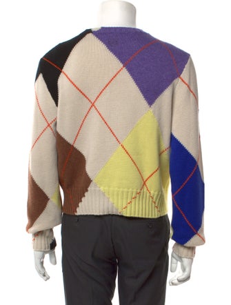Loewe Argyle Print Cashmere Pullover