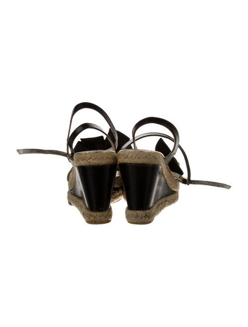 Loewe Leather Grosgrain Trim Espadrilles