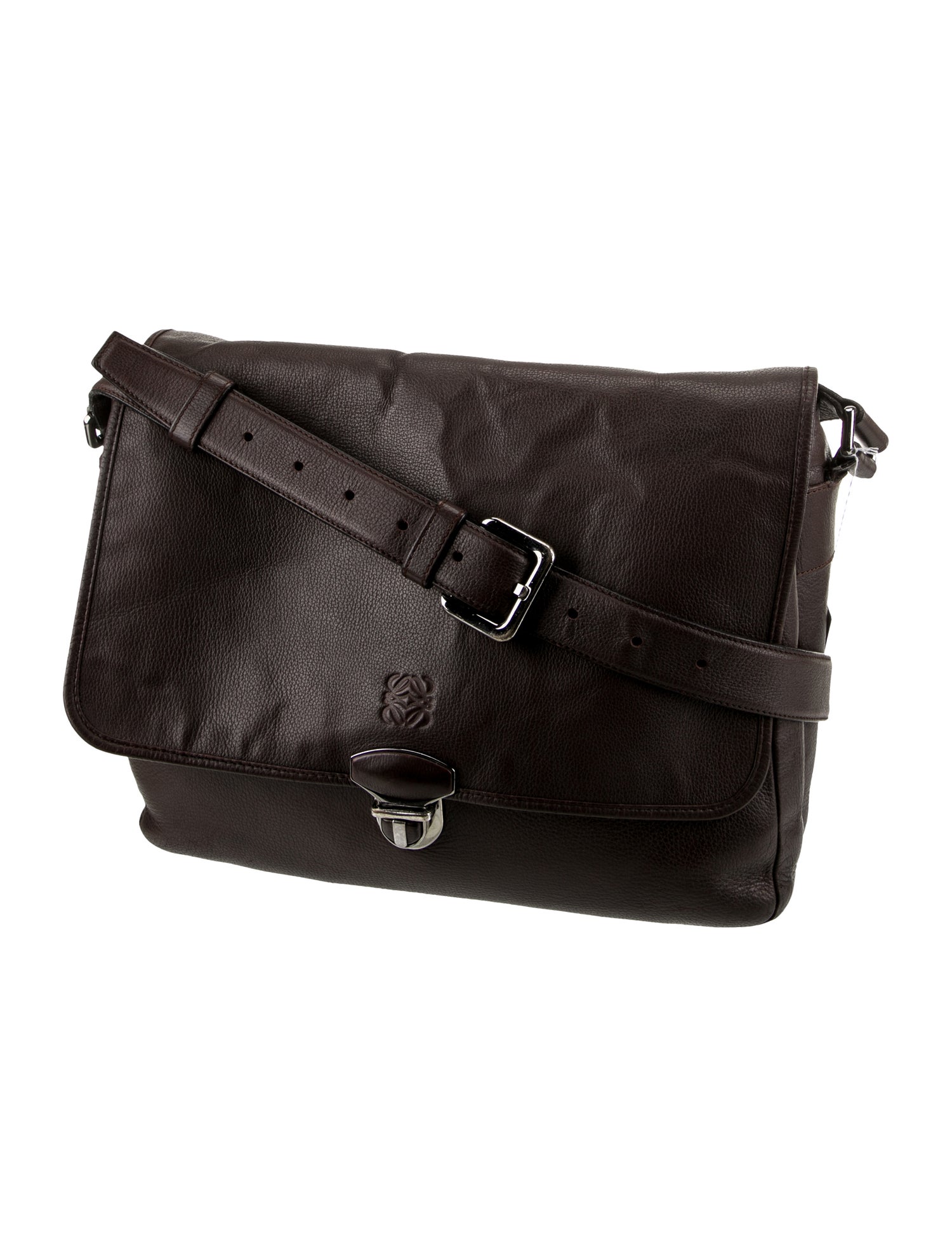Loewe Leather Messenger Bag