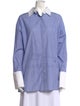 Loewe Deconstructed Long Sleeve Striped Button-Up Top