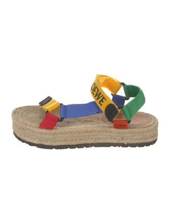 Loewe Canvas Printed Espadrilles