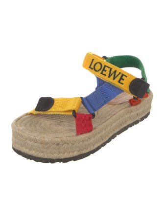 Loewe Canvas Printed Espadrilles