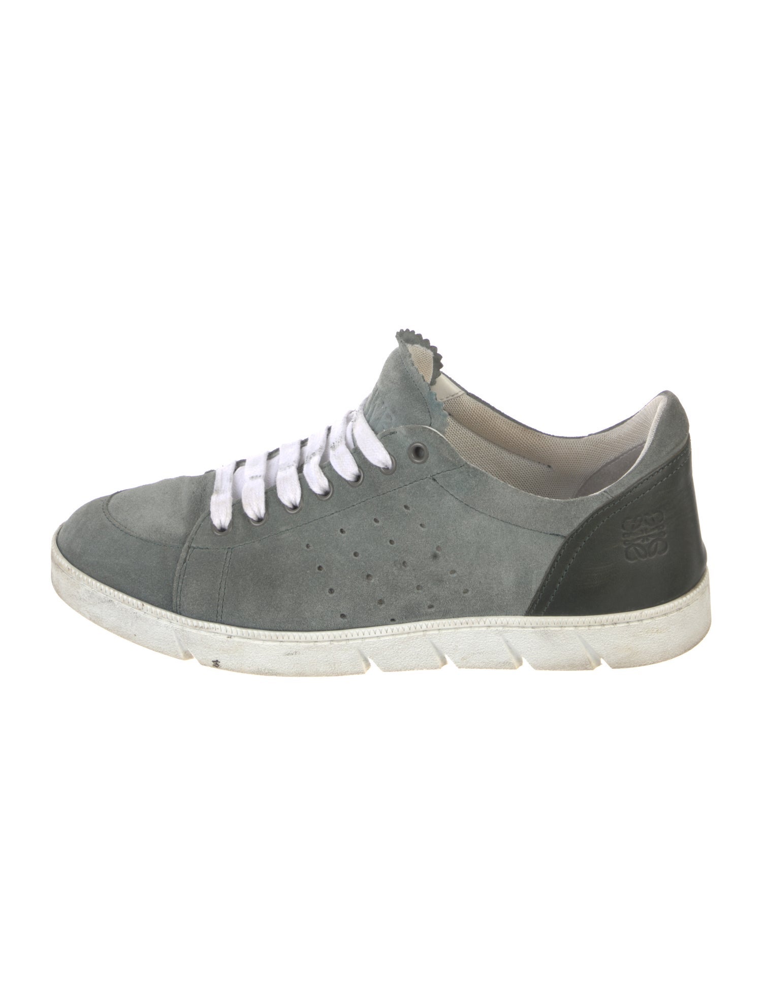 Loewe Suede Printed Sneakers