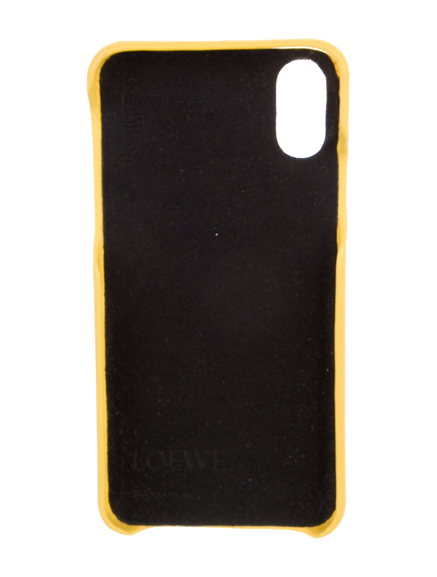 Loewe Yellow Leather Iphone Case