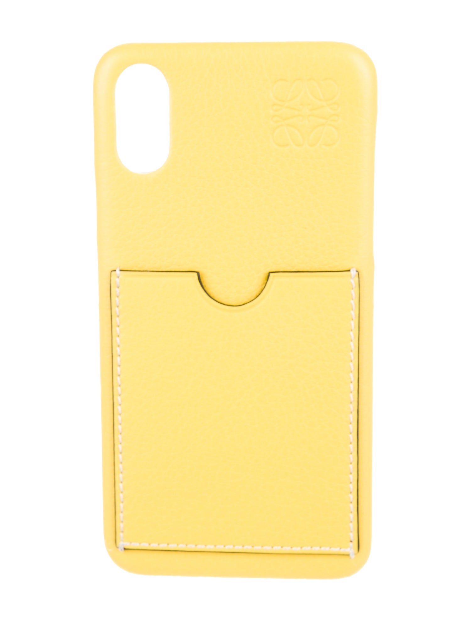 Loewe Yellow Leather Iphone Case