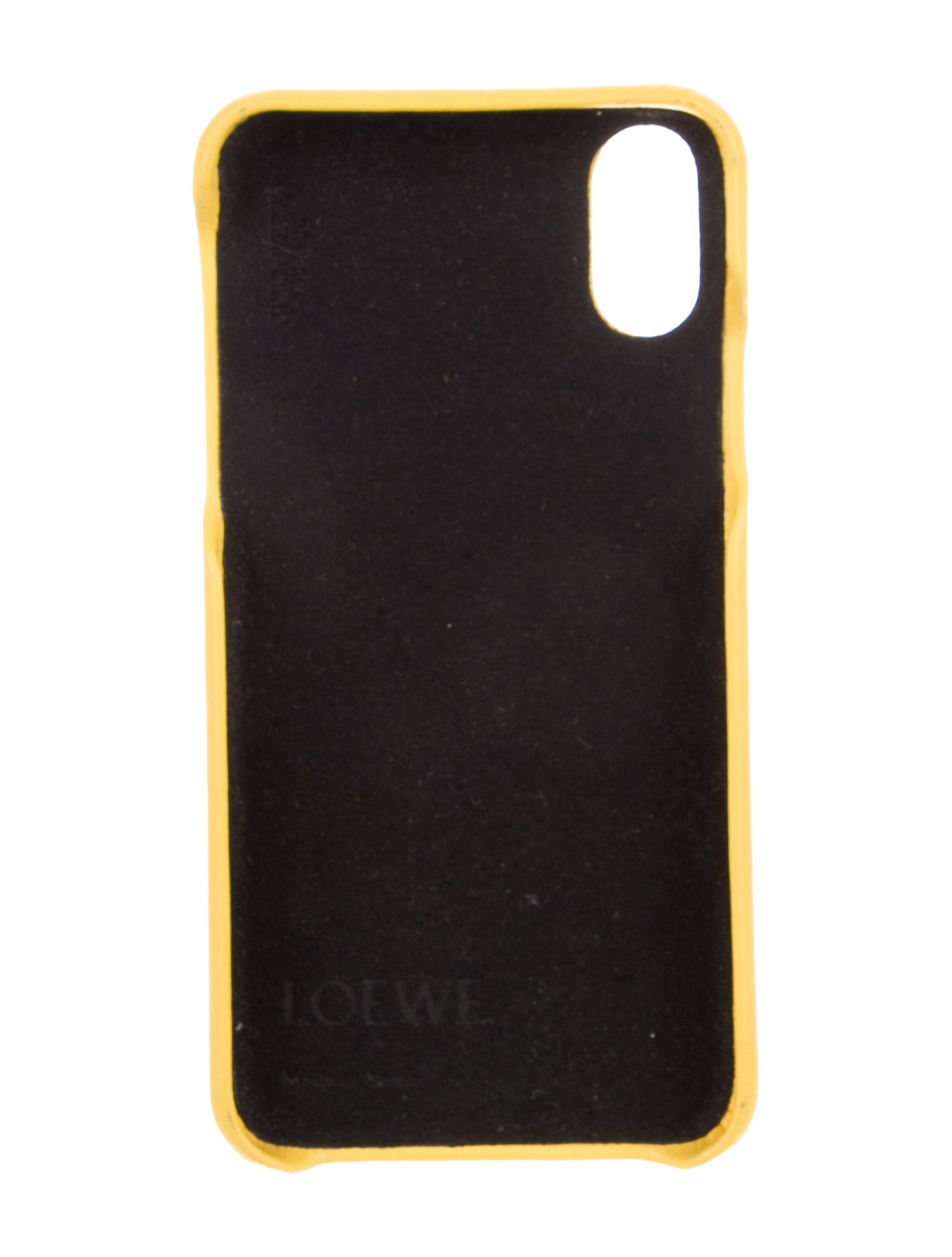 Loewe Yellow Leather Iphone Case