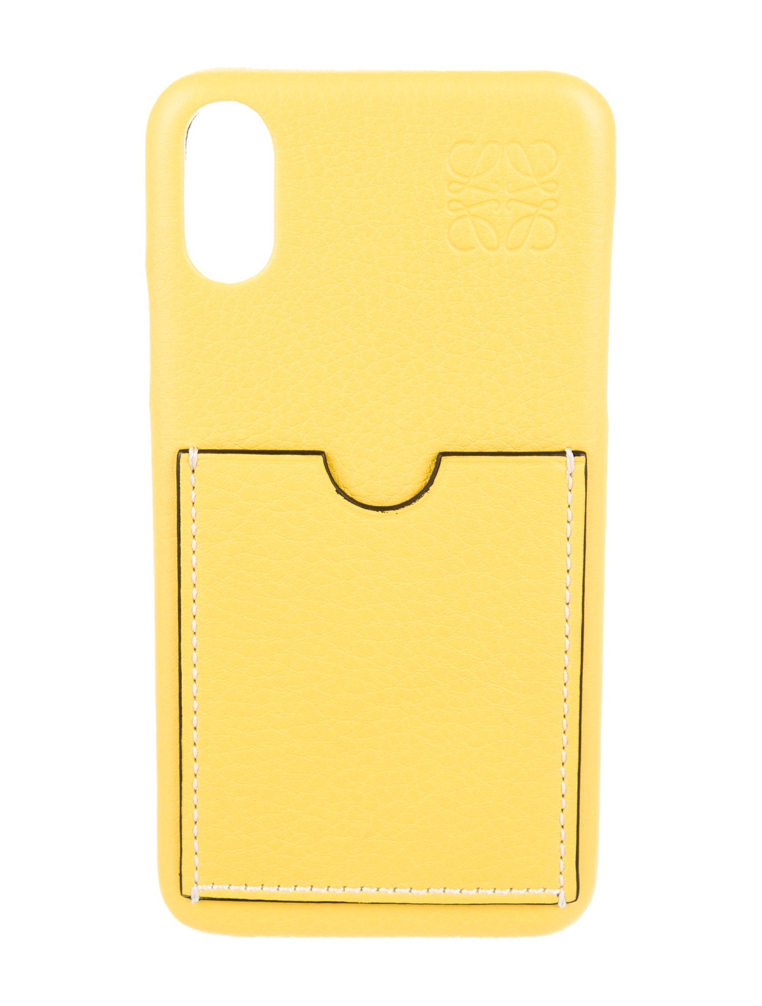 Loewe Yellow Leather Iphone Case