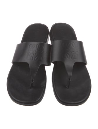 Loewe Leather Slides