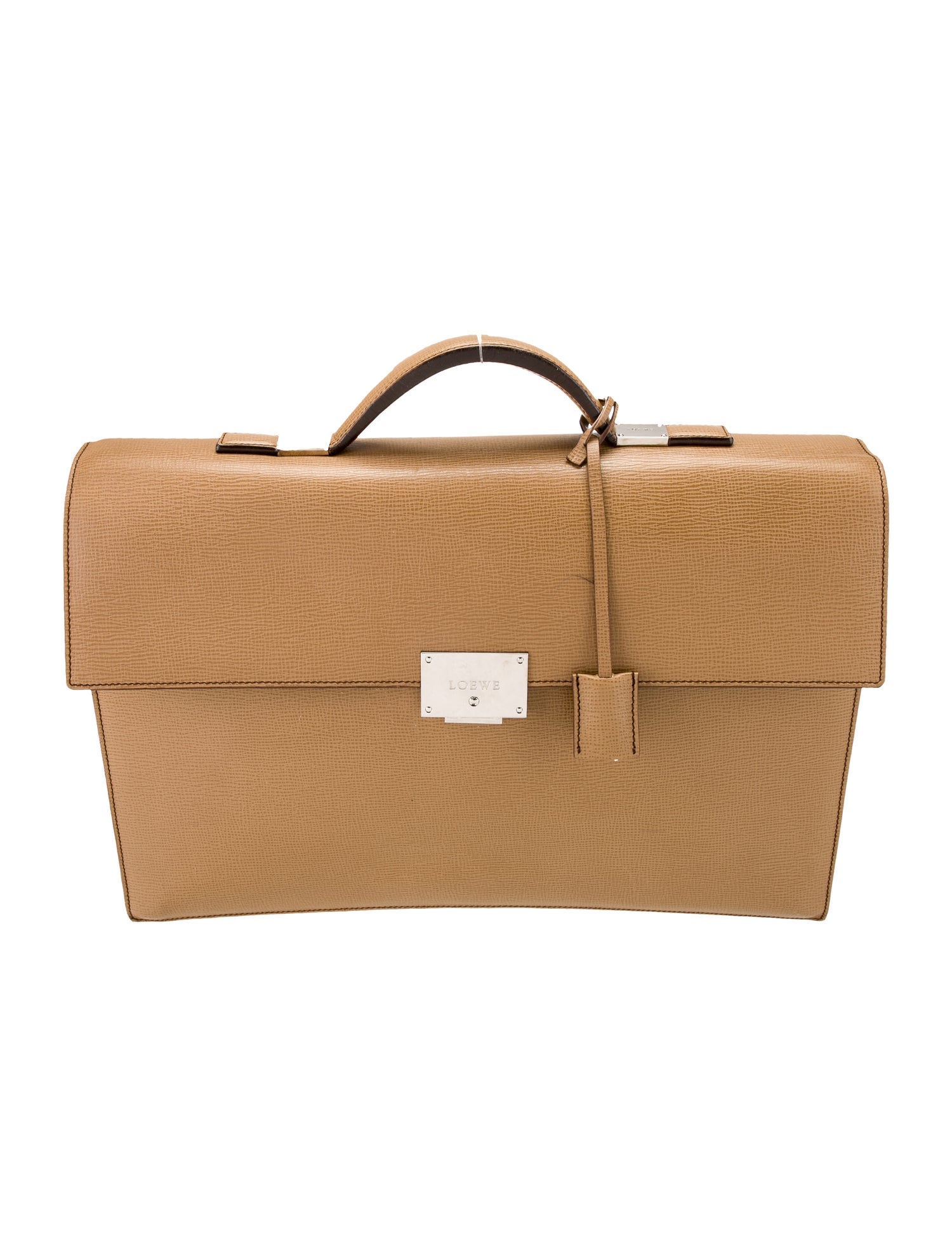Loewe Leather Briefcase Vintage