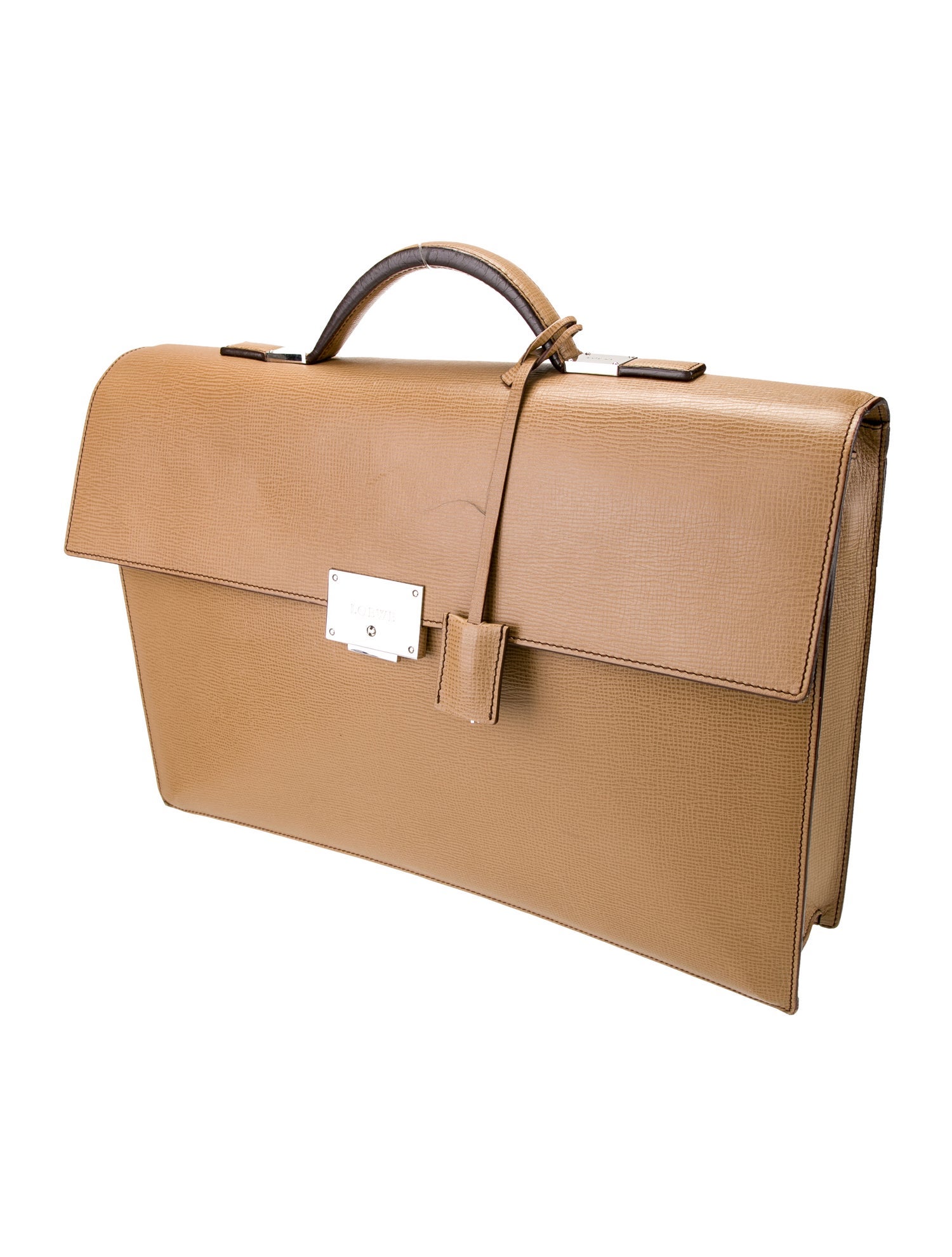 Loewe Leather Briefcase Vintage