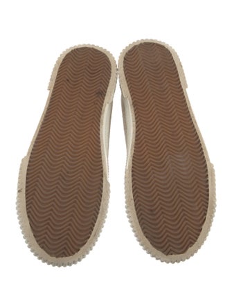 Loewe Canvas Embroidered Accent Sneakers