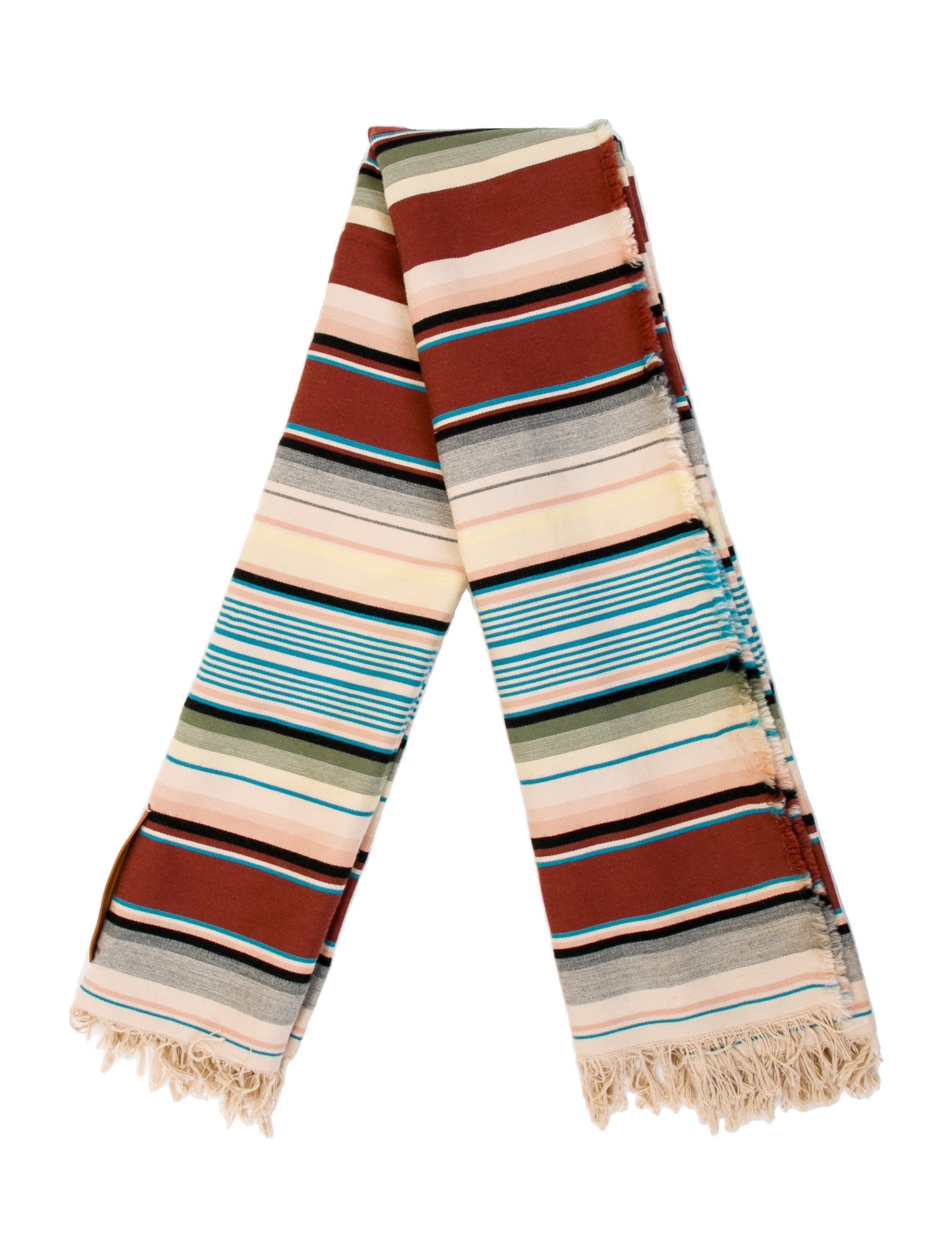 Loewe Canvas Striped Scarf