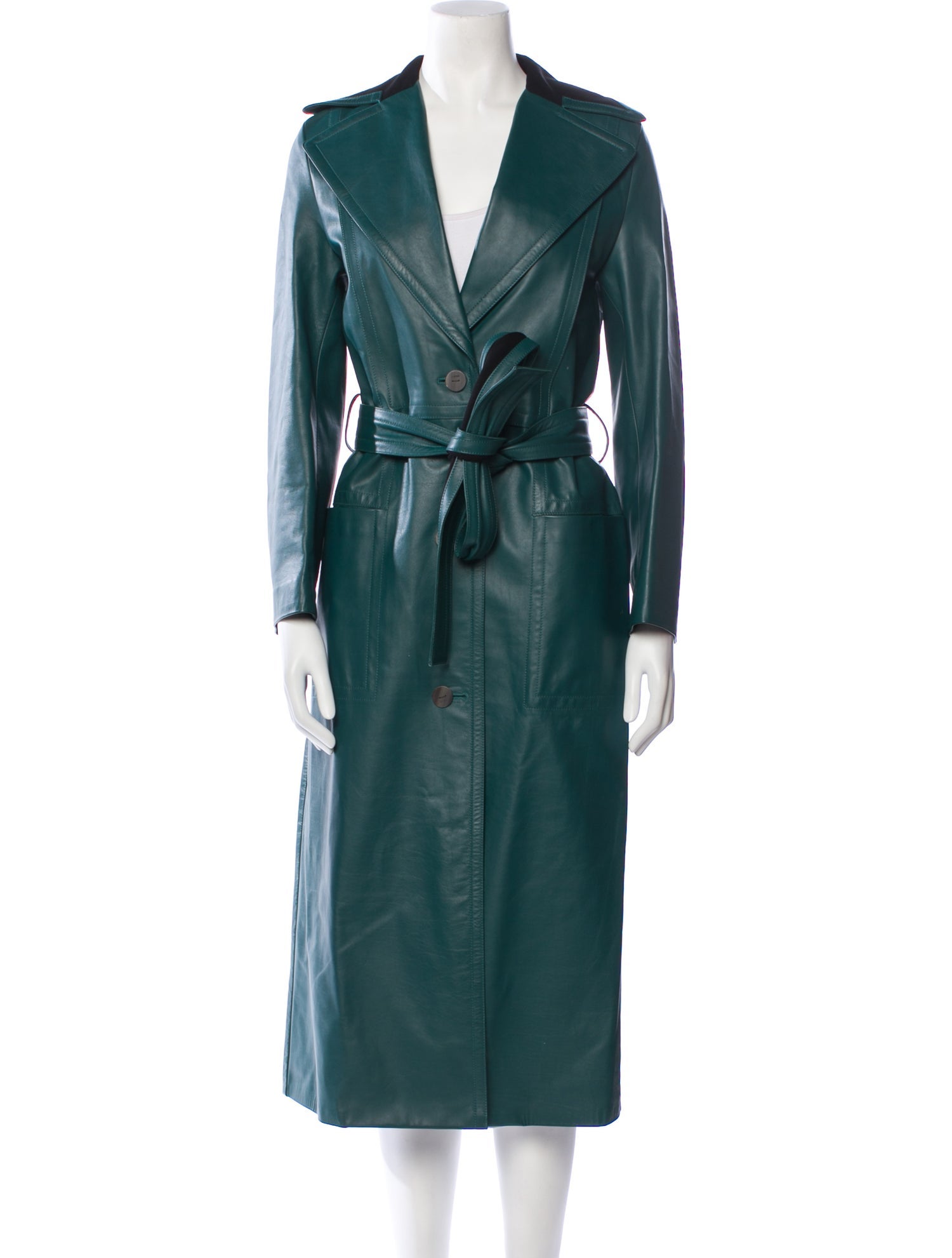 Loewe Leather Trench Coat