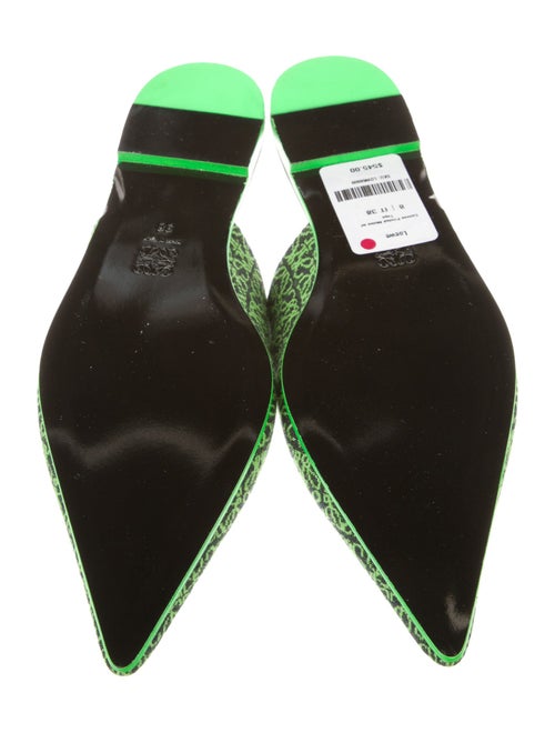 Loewe Canvas Printed Mules