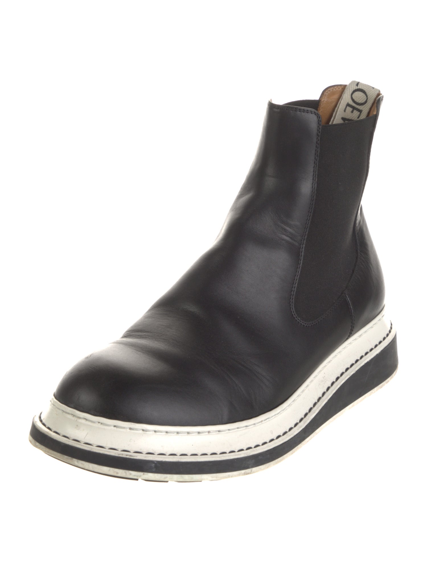 Loewe Leather Chelsea Boots