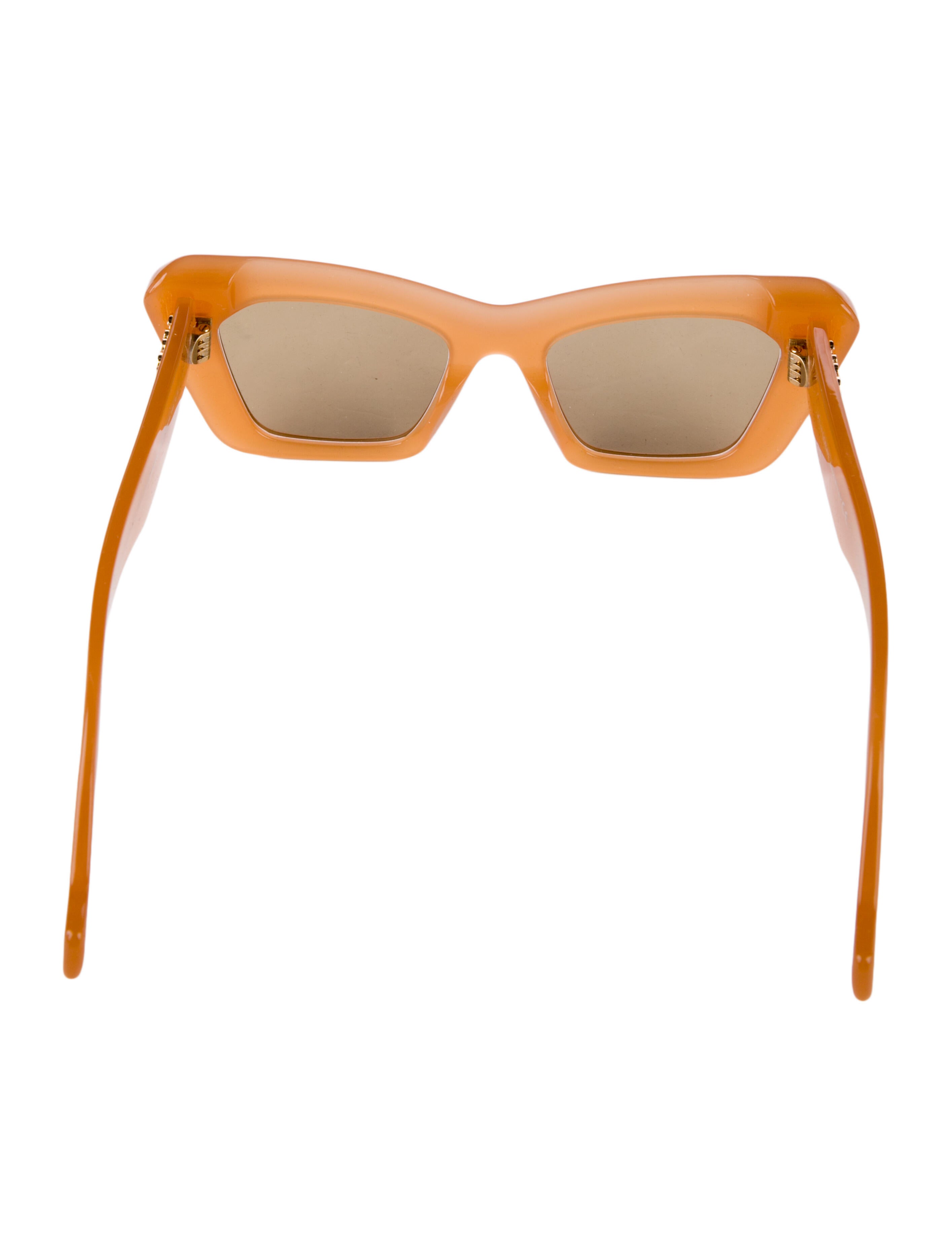 Loewe Cat-Eye Mirrored Sunglasses