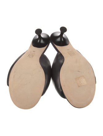 Loewe Leather Slides